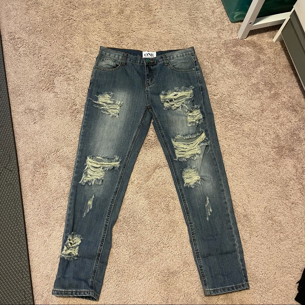 one teaspoon ripped jeans